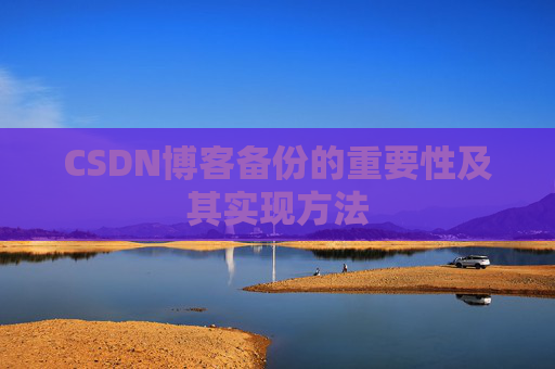 CSDN博客备份的重要性及其实现方法